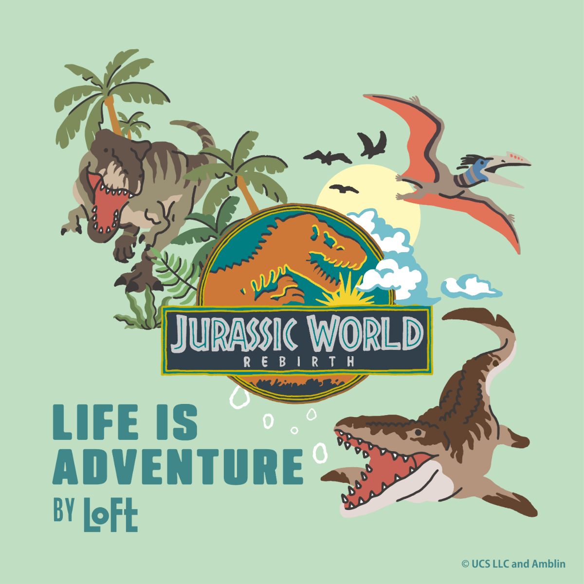 『ジュラシック・ワールド／復活の大地』8/8公開記念　LIFE is ADVENTURE by LOFT